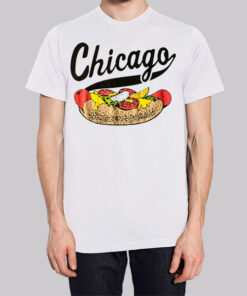 Chicago Style Vintage Hot Dog Shirt