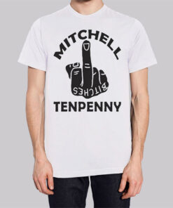 Mitchell Tenpenny Bitches Middle Finger Shirt