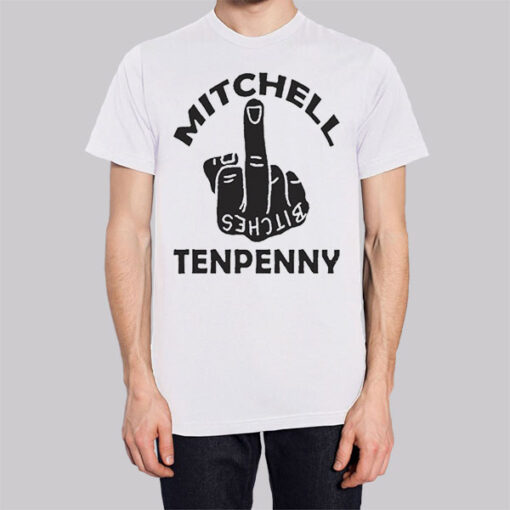 Mitchell Tenpenny Bitches Middle Finger Shirt