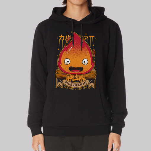 Cartoon Est 2004 Demon Fire Hoodie