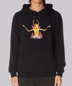 Graphic Cartoon Baker Devil Hoodie