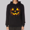 Jackolantern Face Paint Pumpkin Hoodie