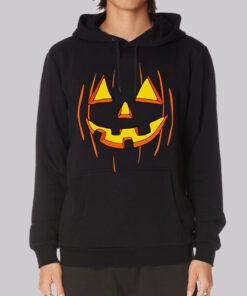 Jackolantern Face Paint Pumpkin Hoodie