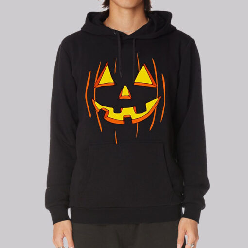 Jackolantern Face Paint Pumpkin Hoodie