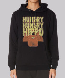 Vintage Shirthangry Hippo Funny Hoodie