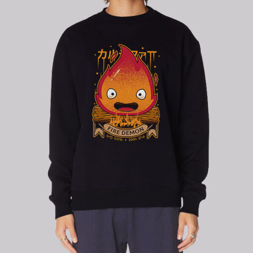 Cartoon Est 2004 Demon Fire Sweatshirt