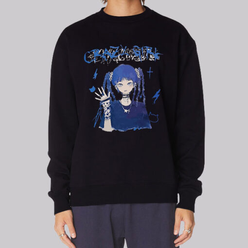 Crazy Girl Manga Harajuku Sweatshirt