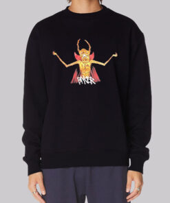 Graphic Cartoon Baker Devil Sweatshirt