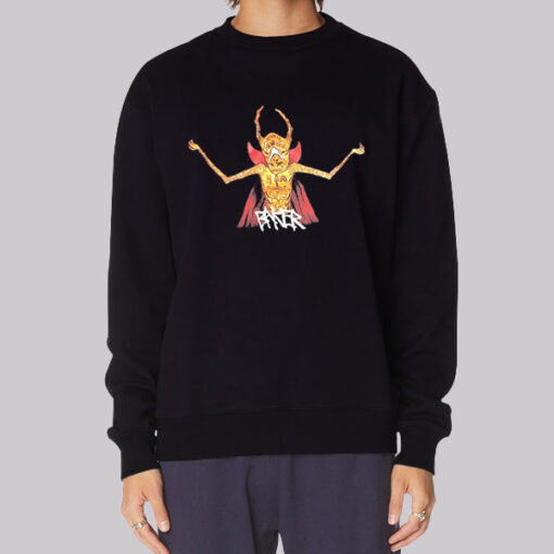 Graphic Cartoon Baker Devil Sweatshirt