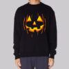 Jackolantern Face Paint Pumpkin Sweatshirt