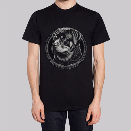 Fierce Dog Rottweiler Black Shirt