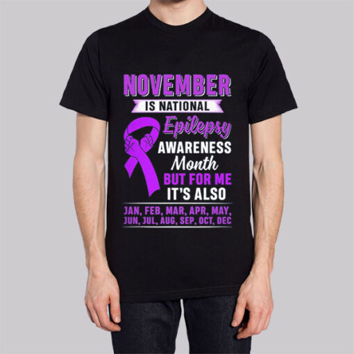 Fight Epilepsy Month Awareness Shirt