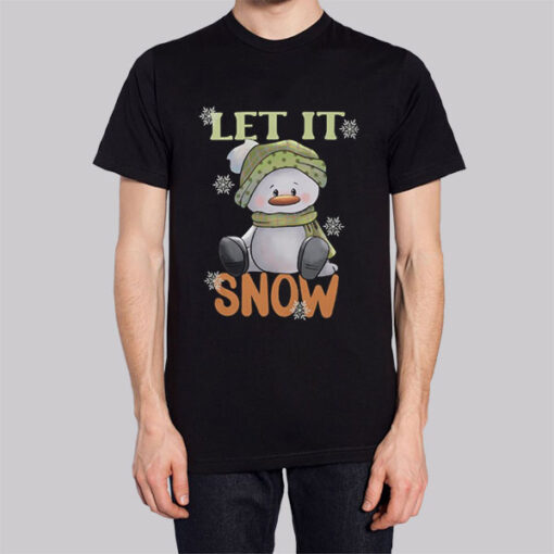 Funny Christmas Let It Snow Shirt