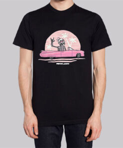 Funny Skeleton Driving Reckless Shirt