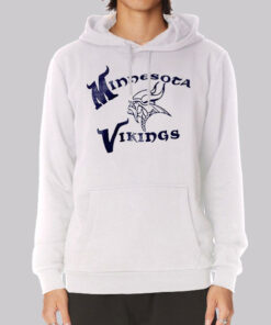 Logo Mascot Minnesota Viking Hoodie