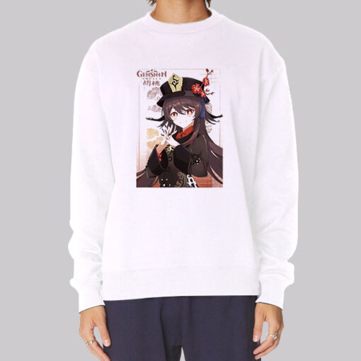 Anime Genshin Impact Hu Tao X Smile Sweatshirt