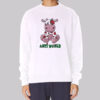 Antiwurld Strawberry Cow Print Sweatshirt