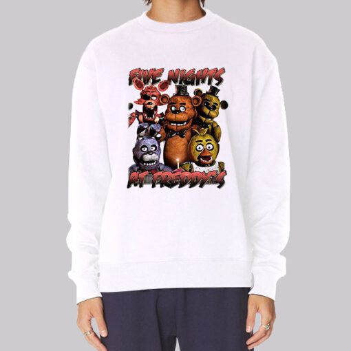 Characters Fnaf Horror Halloween Sweatshirt