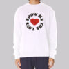 Heart Show Me the Love Sweatshirt