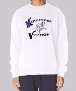 Logo Mascot Minnesota Viking Sweatshirt