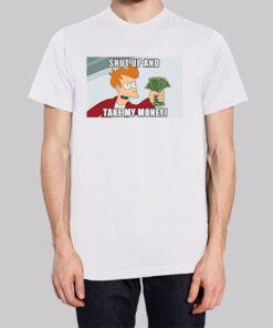 Cartoon Holding Money Meme Shirt