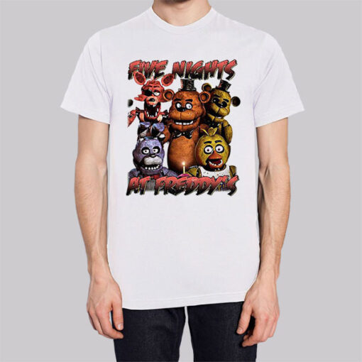 Characters Fnaf Horror Halloween Shirt