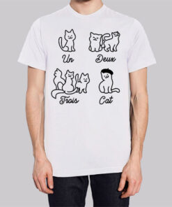 Un Deux Trois Cat Meowhiskers Shirt