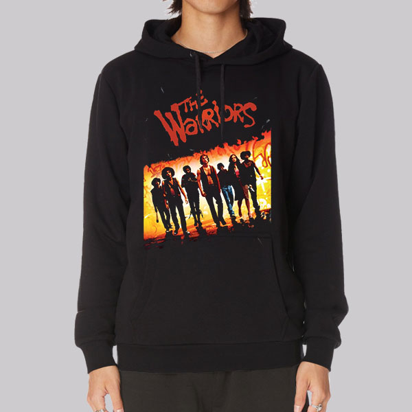 Vtg 2017 Reissue the Warriors Movie Hoodie Cheap Made Printed