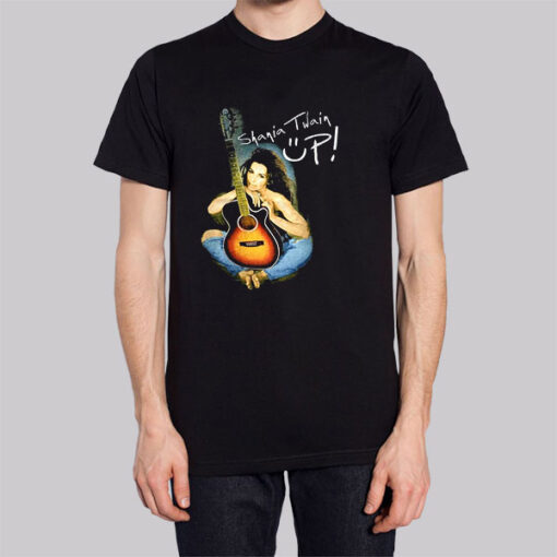Guitar up Tour Vintage Shania Twain Shirt