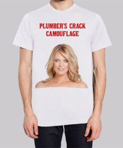 Funny Plumbers Crack Camouflage Shirt