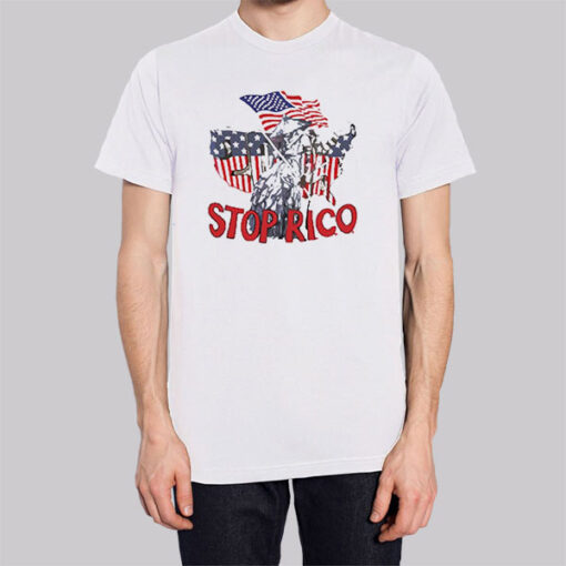 Holding a Flag Stop Rico Shirt