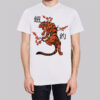 Inspired Cartoon Graphic Tiger Shirt