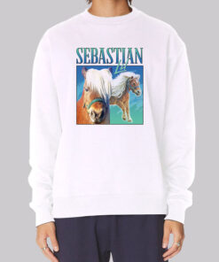I Met Lil Sebastian Horse Poster Sweatshirt