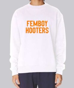 Vintage Font Femboy Hooters Sweatshirt