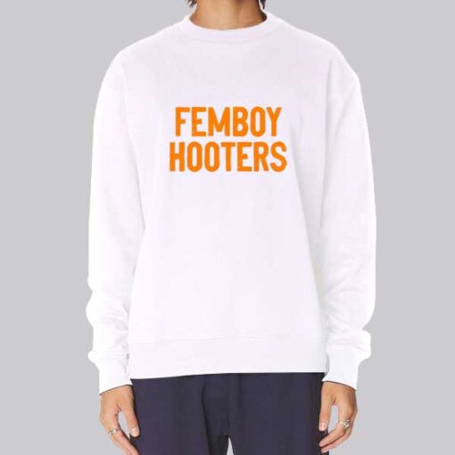 Vintage Font Femboy Hooters Sweatshirt