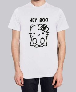Ghost Hello Kitty Hey Boo Shirt
