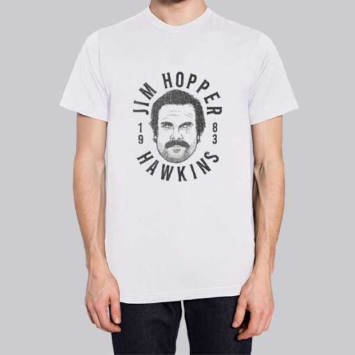 Hawkins 80s Stranger Things Hopper Shirt