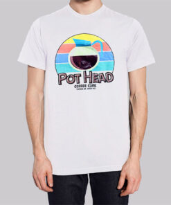 Retro Graphic Pot Head Coffee Shirt