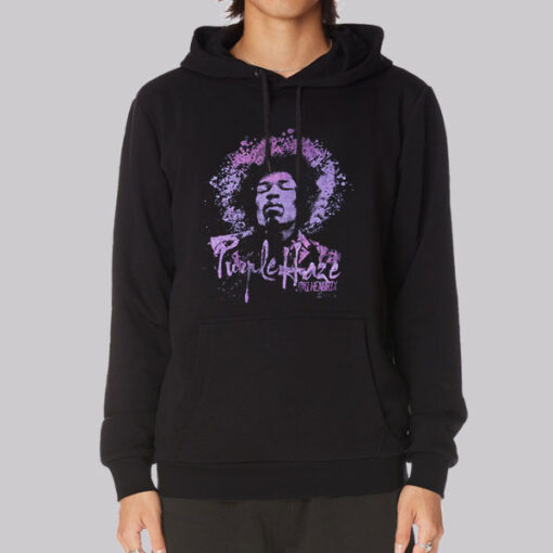 Purple Haze Vintage Jimi Hendrix Hoodie