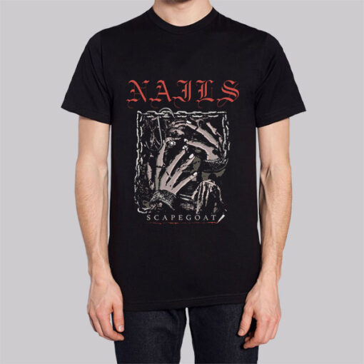 Scary Scapegoat Death Nails Tshirt