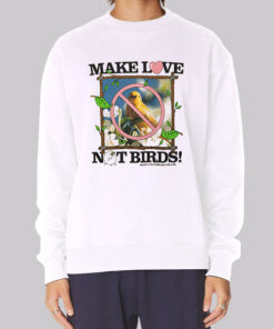 Graphic Birds Arent Real Merch Sweatshirt