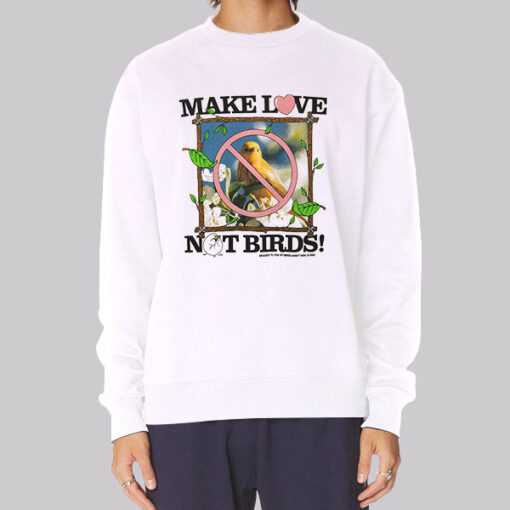 Graphic Birds Arent Real Merch Sweatshirt