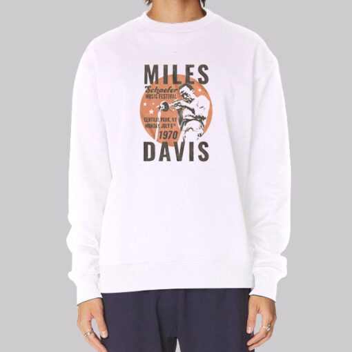 Vintage Jazz Music Miles Davis Sweatshirt