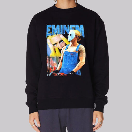 Funny Eminem Jason Voorhees Mask Sweatshirt