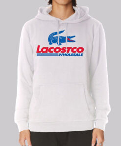 Logo Parody Lacostco Wholesale Costco Hoodie