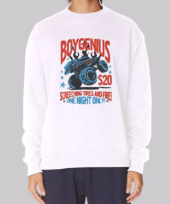 Funny Boygenius Monster Truck Sweatshirt