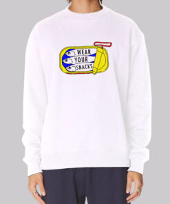 Funny Meme Wear Your Snack Logo Sweatshirt