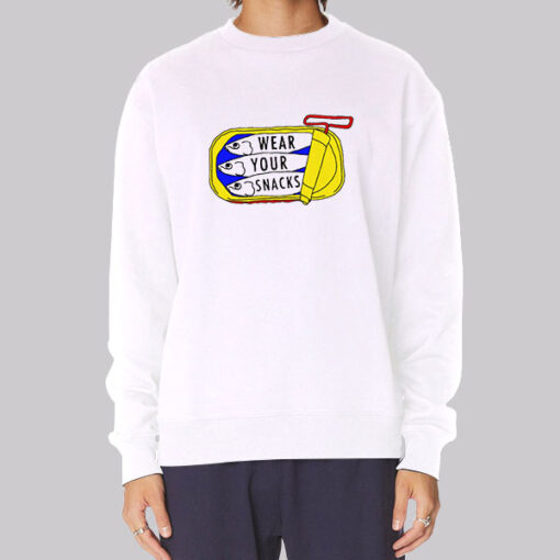 Funny Meme Wear Your Snack Logo Sweatshirt