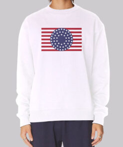 Vtg Universe Watchmen American Flag Sweatshirt
