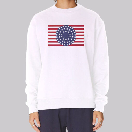 Vtg Universe Watchmen American Flag Sweatshirt
